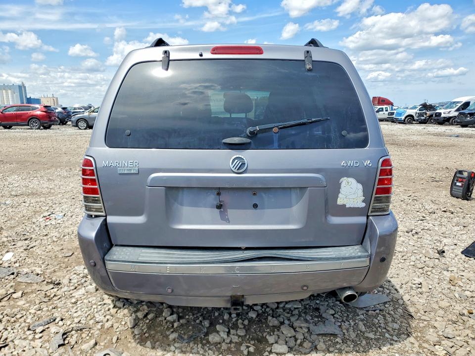 2007 Mercury Mariner VIN 4M2CU97177KJ11626 COPART salvage auction — UNDERCARRIAGE, Il - Salvage Certificate, sold $225 on 2026-07-10 (photo 6)