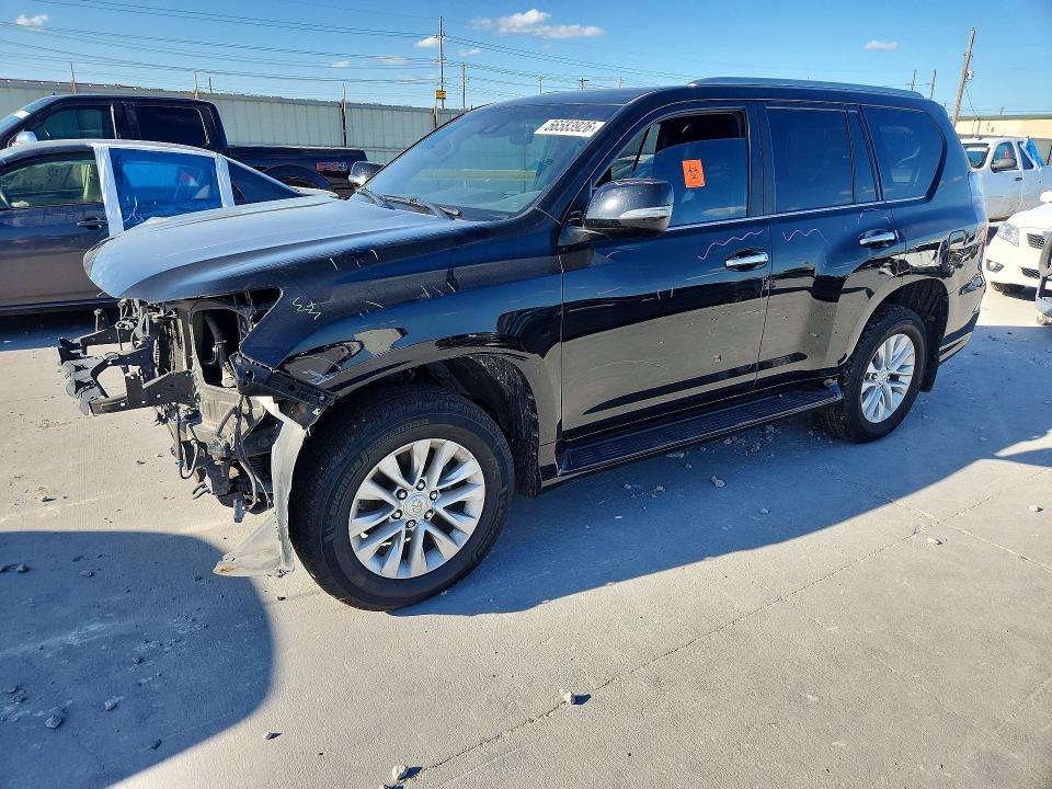 2021 Lexus Gx VIN JTJAM7BX3M5280479 COPART salvage auction — FRONT END, TX - SALVAGE VEHICLE TITLE, sold $3,250 on 2026-07-21 (photo 1)