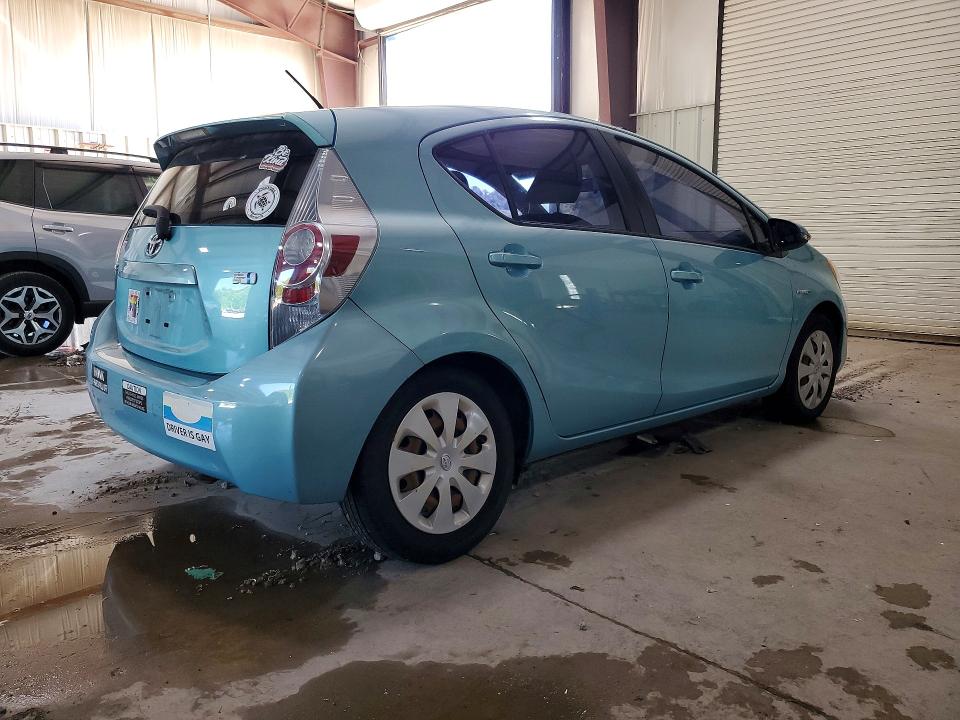 2014 Toyota Prius VIN JTDKDTB36E1069458 COPART salvage auction — REAR END, Pa - Non Public Clean Title, sold $1,500 on 2026-07-19 (photo 3)