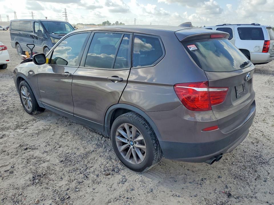 2013 BMW X3 VIN 5UXWX9C50D0A26493 COPART salvage auction — FRONT END, TX - SALVAGE VEHICLE TITLE, sold $500 on 2026-07-31 (photo 2)