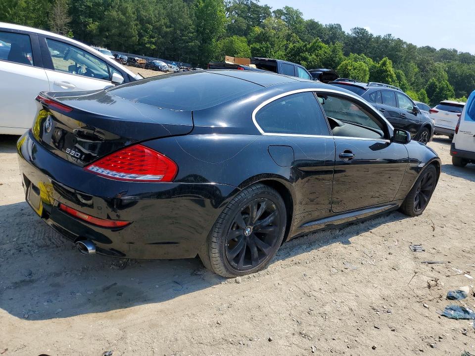 2008 BMW 6 series VIN WBAEA53598CV90620 COPART salvage auction — VANDALISM, De - Salvage Certificate, sold $425 on 2026-07-28 (photo 3)