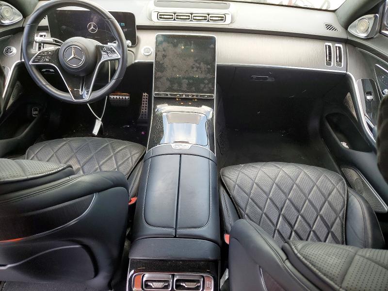 2021 Mercedes-benz S-klasse VIN W1K6G7GBXMA027329 COPART salvage auction — FRONT END, Tx - Salvage Vehicle Title, sold $17,400 on 2026-07-28 (photo 8)
