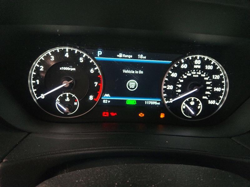 2018 Genesis G90 VIN KMHG54JH9JU042765 COPART salvage auction — SIDE, IL - CERTIFICATE OF TITLE, sold $3,500 on 2026-07-30 (photo 9)