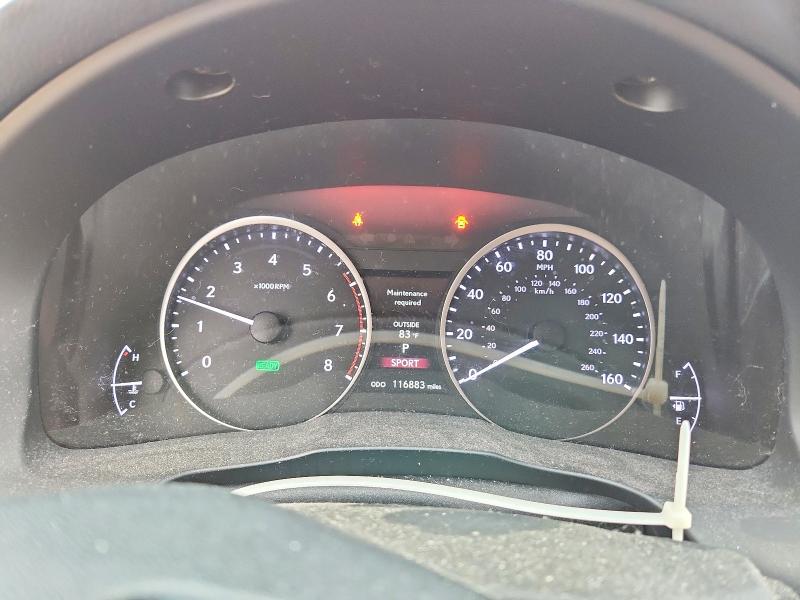 2014 Lexus ES VIN JTHBW1GG7E2055510 COPART salvage auction — FRONT END, Tx - Salvage Vehicle Title, sold $1,850 on 2026-07-23 (photo 9)