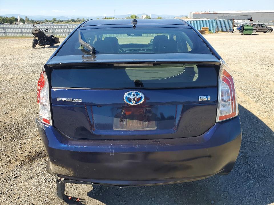 2015 Toyota Prius VIN JTDKN3DU4F0425674 COPART salvage auction — REAR END, Ca - Salvage Certificate, sold $2,450 on 2026-07-06 (photo 6)