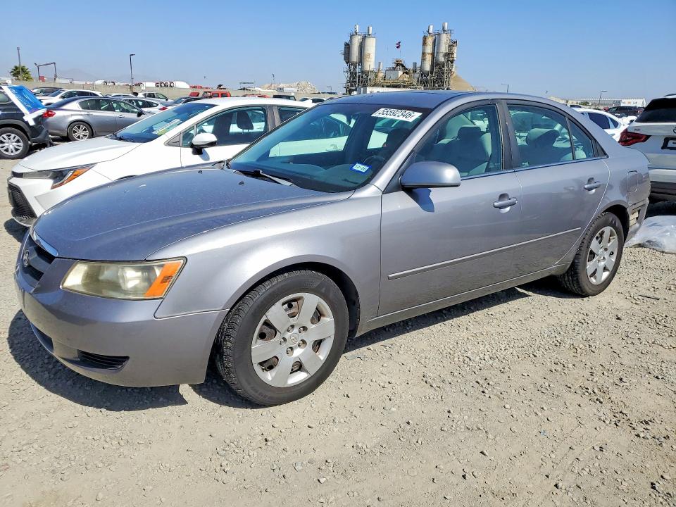 2008 Hyundai Sonata VIN 5NPET46F28H322508 COPART salvage auction — REAR END, Ca - Salvage Certificate, sold $500 on 2026-07-17 (photo 1)