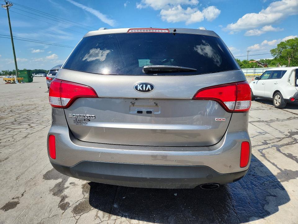 2015 Kia Sorento VIN 5XYKT3A69FG659945 COPART salvage auction — FRONT END, Tn - Salvage Certificate, sold $625 on 2026-07-13 (photo 6)
