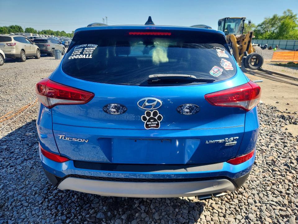 2017 Hyundai VIN KM8J3CA27HU274793 COPART salvage auction — FRONT END, Il - Salvage Certificate, sold $2,350 on 2026-07-20 (photo 6)