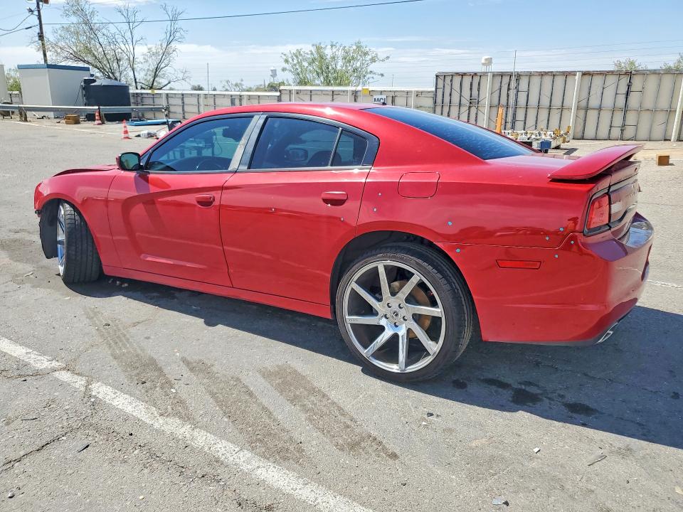 2013 Dodge Charger VIN 2C3CDXCT5DH603130 COPART salvage auction — UNDERCARRIAGE, TX - SALVAGE VEHICLE TITLE (P), sold $1,550 on 2026-07-31 (photo 2)