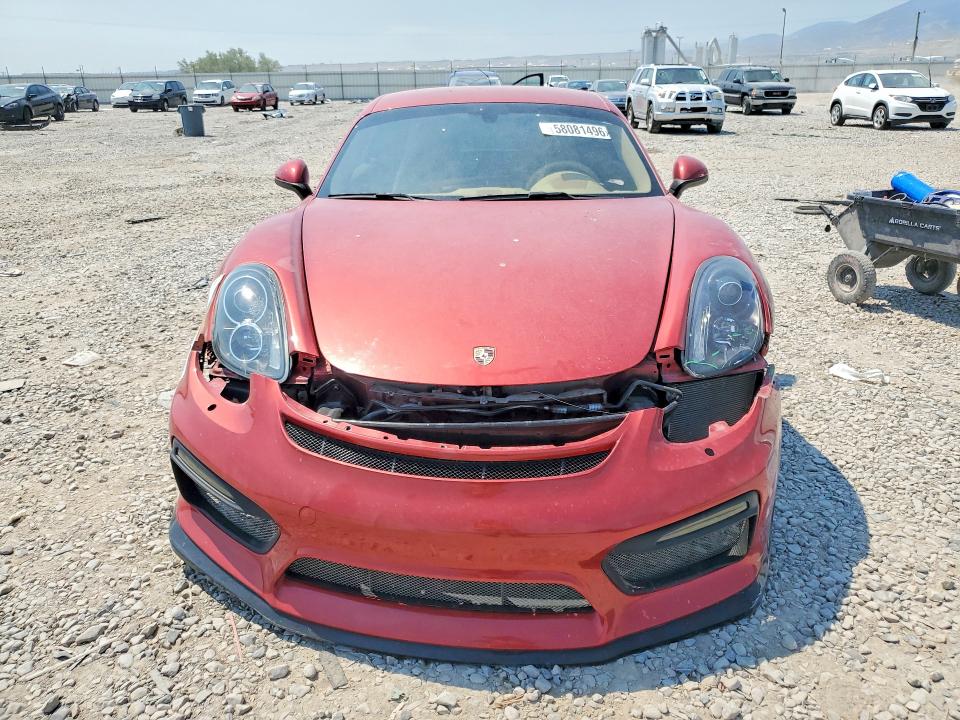2014 Porsche VIN WP0AB2A87EK193743 COPART salvage auction — FRONT END, Ut - Salvage Certificate, sold $20,600 on 2026-07-24 (photo 5)