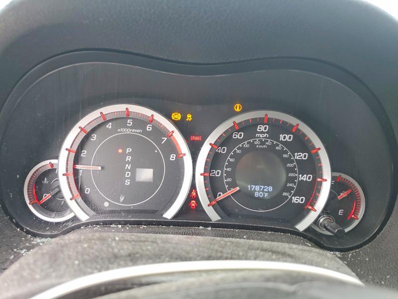 2014 Acura Tsx VIN JH4CU2F85EC000865 COPART salvage auction — FRONT END, Il - Salvage Certificate, sold $575 on 2026-07-10 (photo 9)