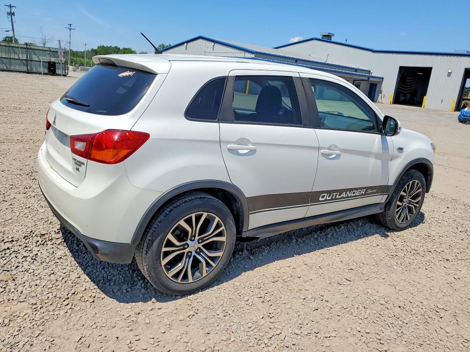 2016 Mitsubishi Outlander VIN JA4AR3AWXGZ035479 COPART salvage auction — FRONT END, Ny - Mv-907A Salvage Certificate, sold $800 on 2026-07-13 (photo 3)