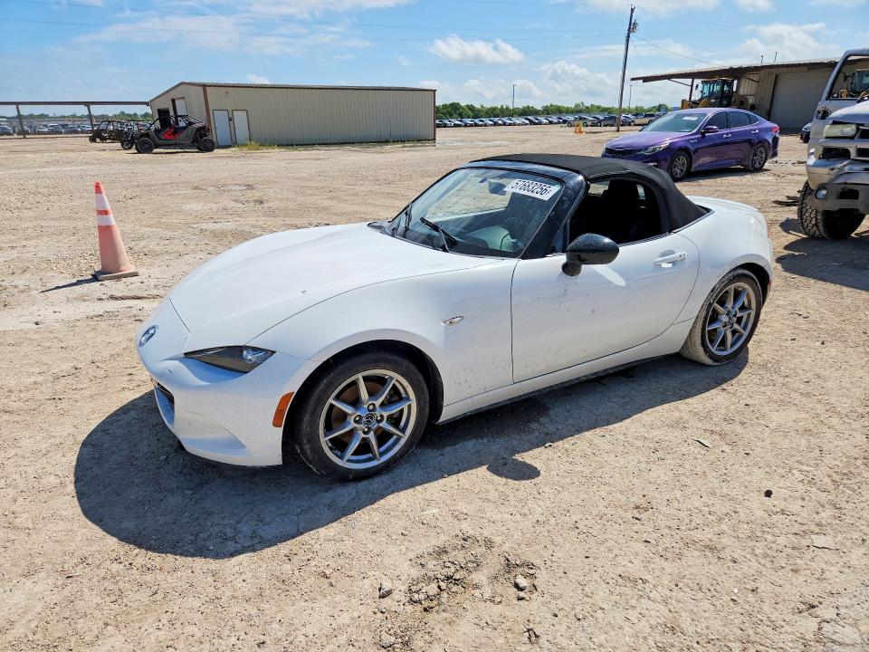 2016 Mazda Mx-5 VIN JM1NDAB7XG0117489 COPART salvage auction — WATER/FLOOD, Tx - Salvage Title-Flood Damage, sold $3,150 on 2026-07-29 (photo 1)