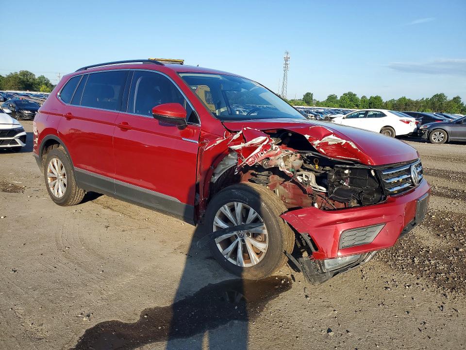 2018 Volkswagen Tiguan VIN 3VV3B7AX3JM022490 COPART salvage auction — FRONT END, Va - Cert Of Title - Salvage, sold $3,150 on 2026-07-29 (photo 4)