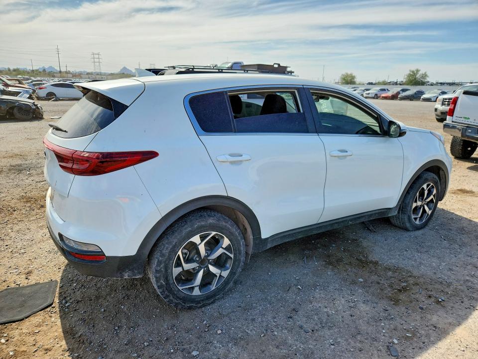 2020 Kia Sportage VIN KNDPM3AC2L7795576 COPART salvage auction — VANDALISM, Az - Cert Of Title - Salvage, sold $5,599 on 2026-07-07 (photo 3)