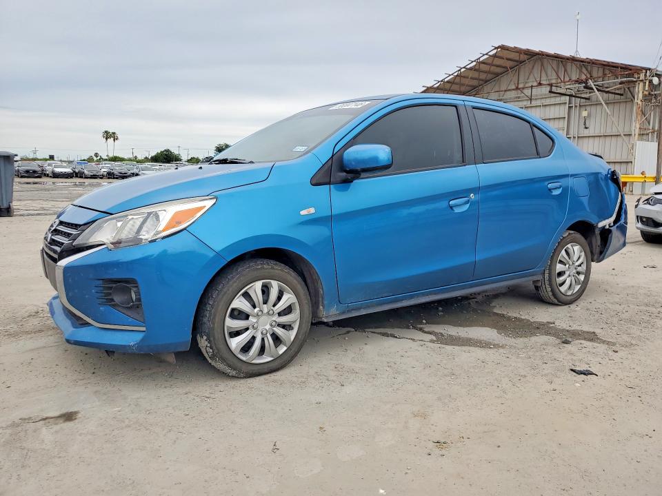 2022 Mitsubishi Mirage VIN ML32FUFJ4NHF07223 COPART salvage auction — REAR END, Tx - Salvage Vehicle Title, sold $2,100 on 2026-07-28 (photo 1)