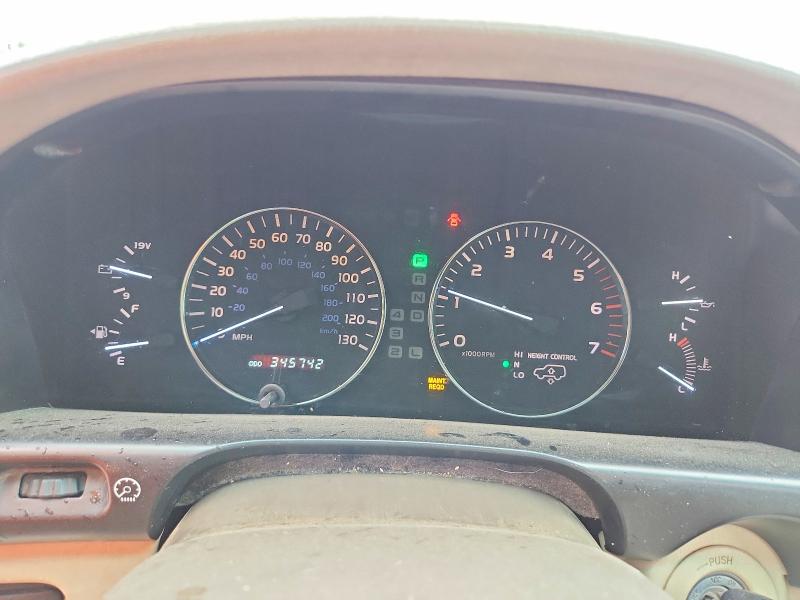 2004 Lexus Lx 470 VIN JTJHT00W643537908 COPART salvage auction — REAR END, Tn - Salvage Certificate, sold $3,000 on 2026-07-13 (photo 9)