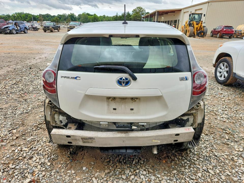 2013 Toyota Prius VIN JTDKDTB39D1045766 COPART salvage auction — REAR END, AL - CERT OF TITLE-SALVAGE TITLE, sold $3,150 on 2026-07-29 (photo 6)