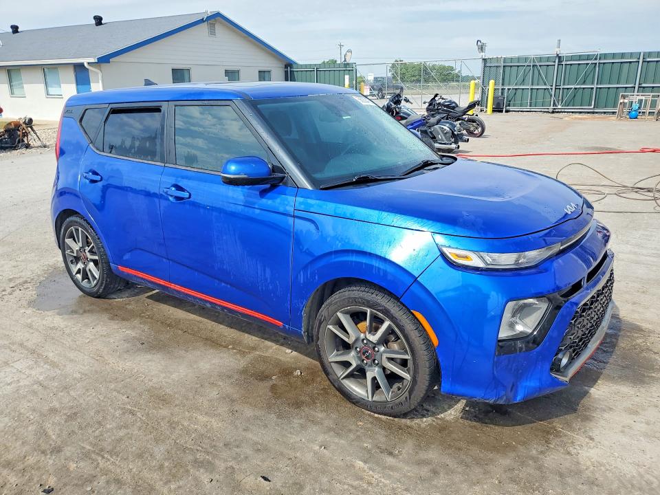 2022 Kia Soul VIN KNDJ63AU7N7803845 COPART salvage auction — FRONT END, Fl - Cert Of Title Slvg Rebuildable, sold $1,650 on 2026-07-20 (photo 4)