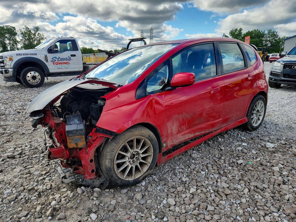 2010 Honda Fit VIN JHMGE8H43AS002240 COPART salvage auction — FRONT END, OH - CERT OF TITLE-SALVAGE, sold $425 on 2026-07-02 (photo 1)