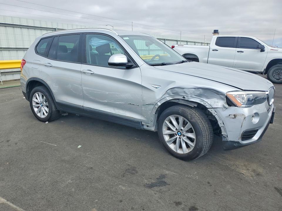 2017 BMW VIN 5UXWX9C58H0T11462 COPART salvage auction — FRONT END, Ca - Salvage Certificate, sold $4,200 on 2026-07-08 (photo 4)