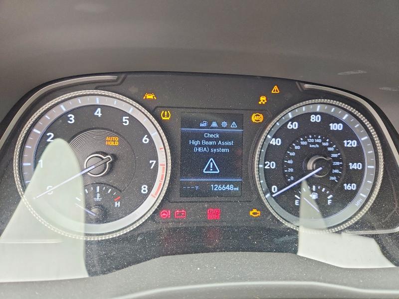2020 Hyundai Sonata VIN 5NPEG4JA1LH056567 COPART salvage auction — FRONT END, Pa - Certificate Of Salvage, sold $2,300 on 2026-07-27 (photo 9)