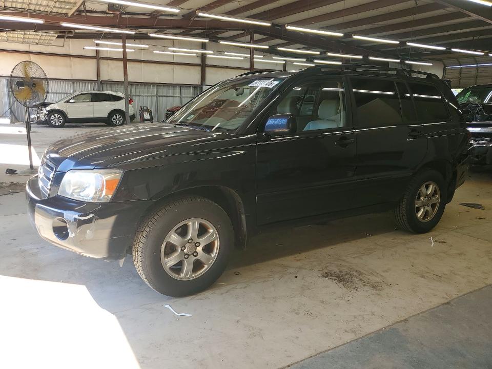 2007 Toyota Highlander VIN JTEGP21A970132127 COPART salvage auction — REAR END, Nc - Salvage Certificate Of Title, sold $1,400 on 2026-07-22 (photo 1)
