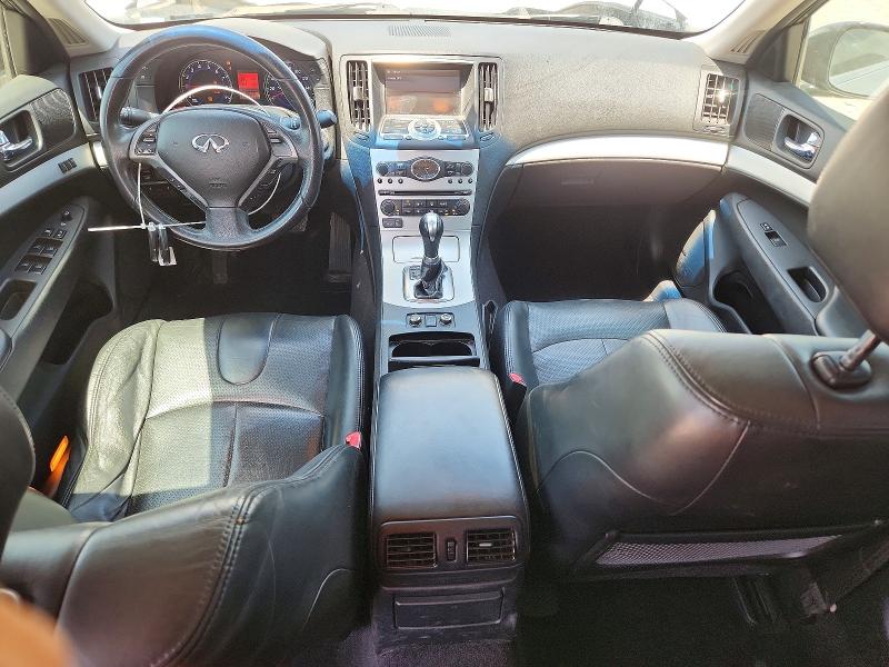 2009 Infiniti G37 VIN JNKCV61FX9M052972 COPART salvage auction — FRONT END, Ut - Salvage Certificate, sold $700 on 2026-07-24 (photo 8)