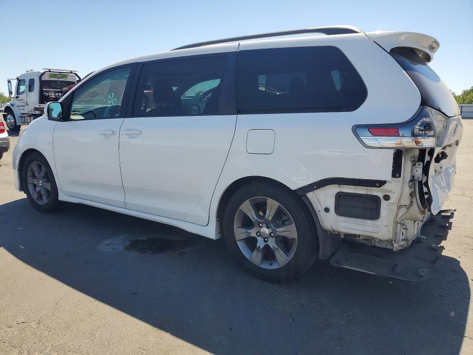 2011 Toyota Sienna VIN 5TDXK3DC8BS067850 COPART salvage auction — REAR END, Ca - Salvage Certificate, sold $5,100 on 2026-07-27 (photo 2)