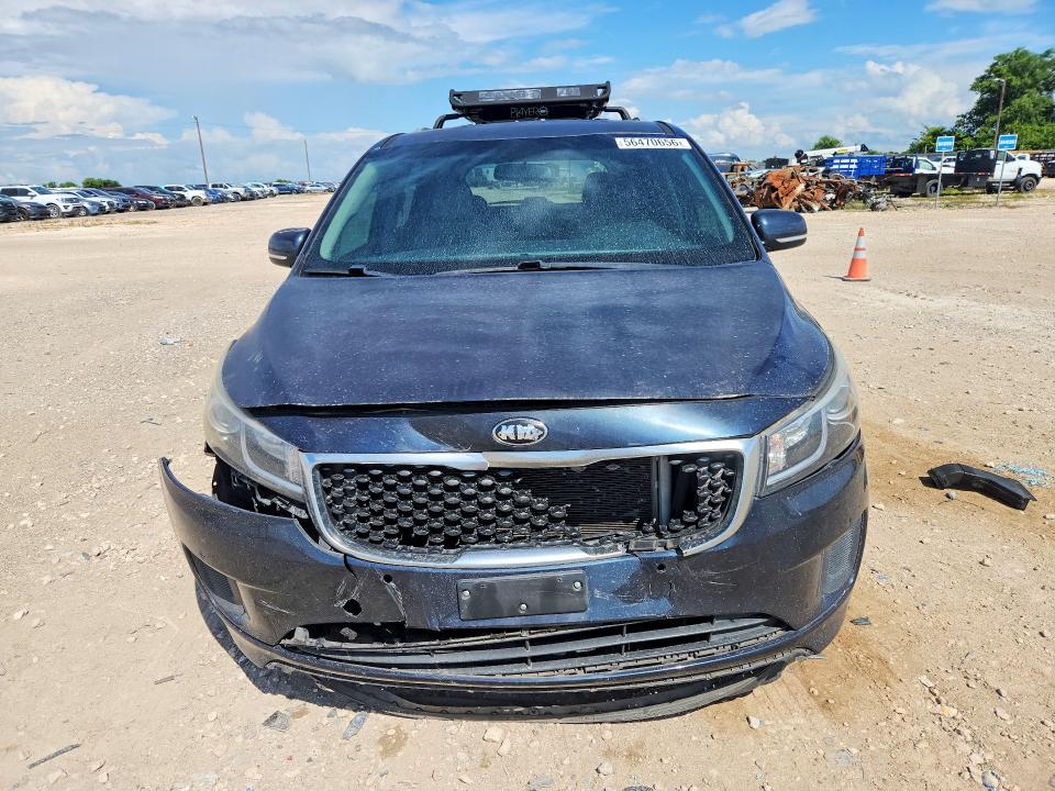 2017 Kia SEDONA VIN KNDMB5C10H6283814 COPART salvage auction — FRONT END, Tx - Salvage Vehicle Title, sold $900 on 2026-07-29 (photo 5)