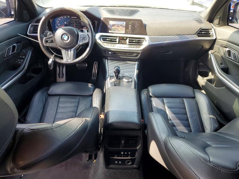 2020 BMW M3 VIN WBA5U7C00LFH22312 COPART salvage auction — REAR END, Ca - Salvage Certificate, sold $15,000 on 2026-07-22 (photo 8)