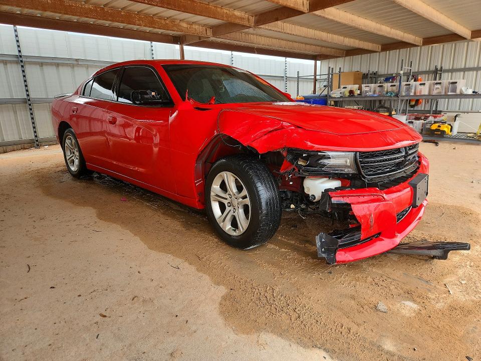 2019 Dodge Charger VIN 2C3CDXBG8KH673013 COPART salvage auction — FRONT END, TX - CERTIFICATE OF TITLE, sold $2,350 on 2026-07-07 (photo 4)