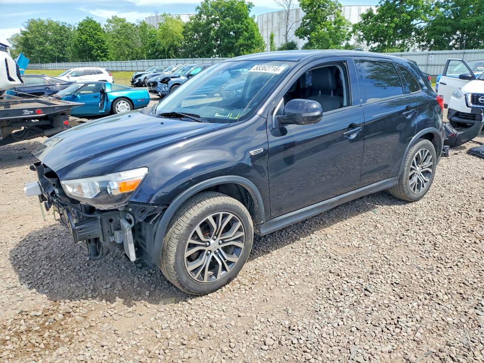 2018 Mitsubishi Outlander VIN JA4AR3AW0JU020137 COPART salvage auction — FRONT END, Ny - Mv-907A Salvage Certificate, sold $2,650 on 2026-07-06 (photo 1)