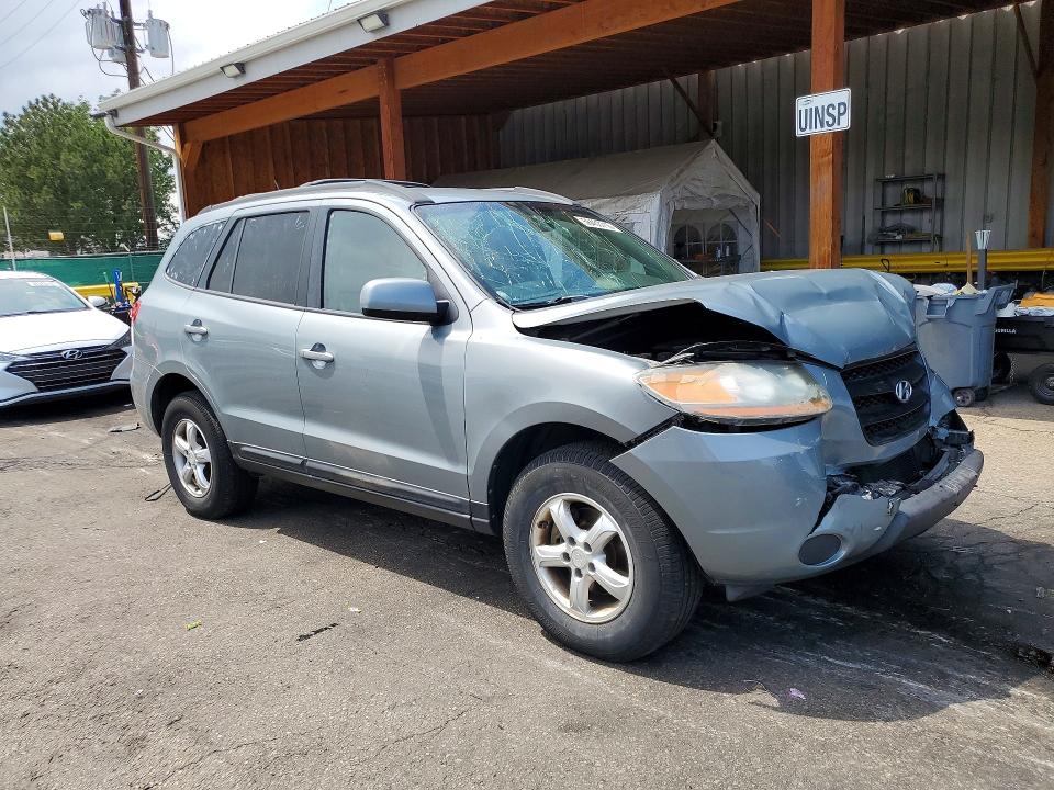 2008 Hyundai Santa fe VIN 5NMSG73D18H182105 COPART salvage auction — FRONT END, CO - PUBLIC - SALVAGE TITLE (P), sold $350 on 2026-07-09 (photo 4)
