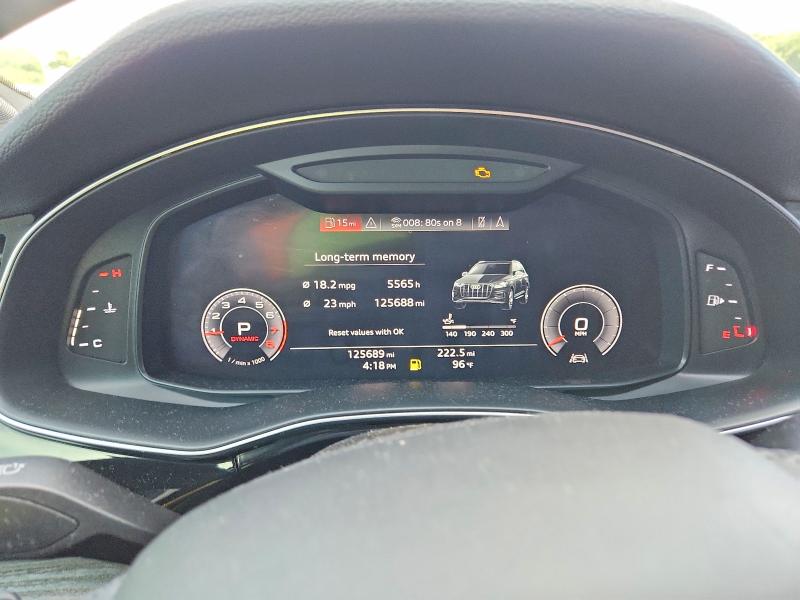 2020 Audi Q7 VIN WA1LXAF78LD000614 COPART salvage auction — MINOR DENT/SCRATCHES, Ga - Certificate Of Title (P), sold $14,900 on 2026-07-17 (photo 9)