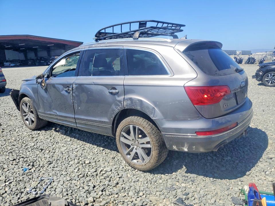2012 Audi Q7 VIN WA1LMAFE1CD000381 COPART salvage auction — ALL OVER, CA - SALVAGE CERTIFICATE, sold $300 on 2026-07-23 (photo 2)