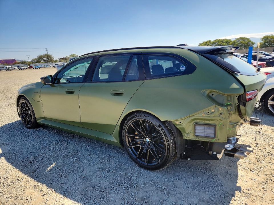 2026 BMW M5 VIN WBS83GV06TCW71762 COPART salvage auction — REAR END, Ca - Salvage Certificate, sold $74,500 on 2026-07-02 (photo 2)