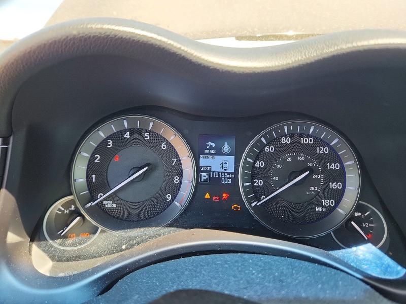 2019 Infiniti Q70 VIN JN1BY1AR1KM585559 COPART salvage auction — FRONT END, Il - Salvage Certificate, sold $1,650 on 2026-07-07 (photo 9)