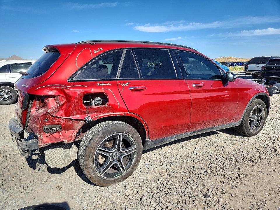 2020 Mercedes-benz Glc VIN W1N0G8EBXLF859515 COPART salvage auction — REAR END, Ut - Salvage Certificate, sold $9,600 on 2026-07-24 (photo 3)