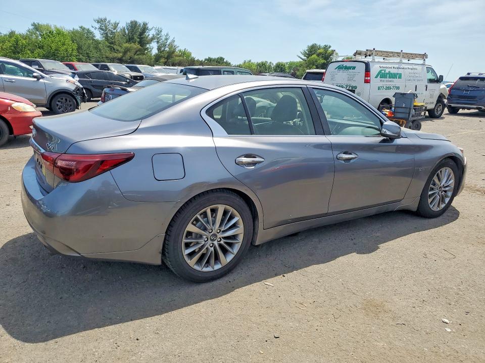 2019 Infiniti Q50 VIN JN1EV7AP3KM513625 COPART salvage auction — FRONT END, Pa - Certificate Of Salvage, sold $3,500 on 2026-07-14 (photo 3)