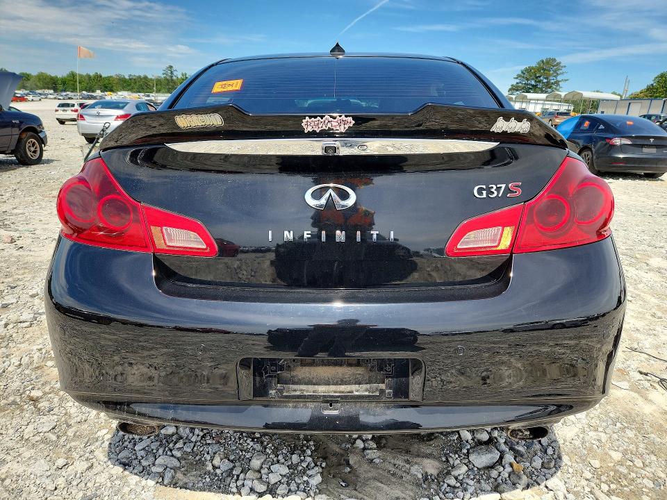 2011 Infiniti G VIN JN1CV6AP9BM303922 COPART salvage auction — FRONT END, Ga - Cert Of Title-Salvage, sold $1,050 on 2026-07-08 (photo 6)
