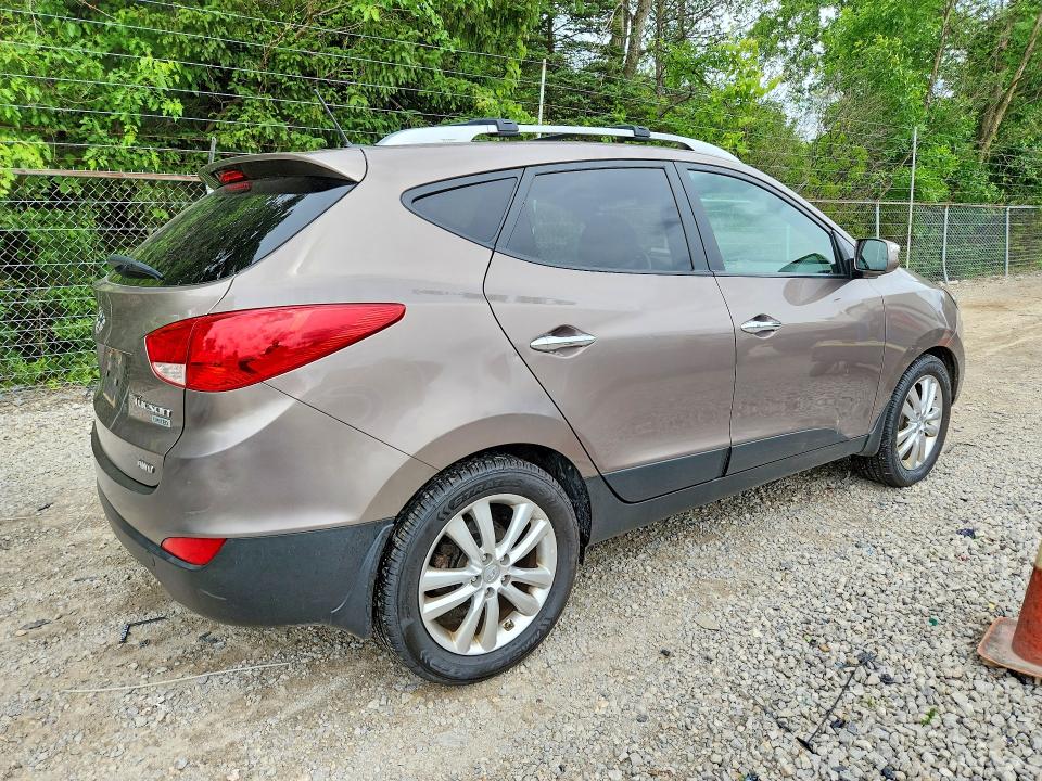 2013 Hyundai Tucson VIN KM8JUCAC3DU621147 COPART salvage auction — MECHANICAL, Oh - Certificate Of Title, sold $1,700 on 2026-07-29 (photo 3)