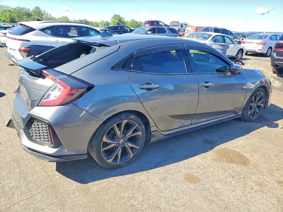 2019 Honda Civic VIN SHHFK7G49KU219077 COPART salvage auction — REAR END, Pa - Certificate Of Salvage, sold $2,800 on 2026-07-10 (photo 3)