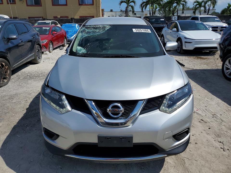 2016 Nissan Rogue VIN JN8AT2MV8GW139981 COPART salvage auction — FRONT END, Fl - Cert Of Title Slvg Rebuildable, sold $1,050 on 2026-07-10 (photo 5)