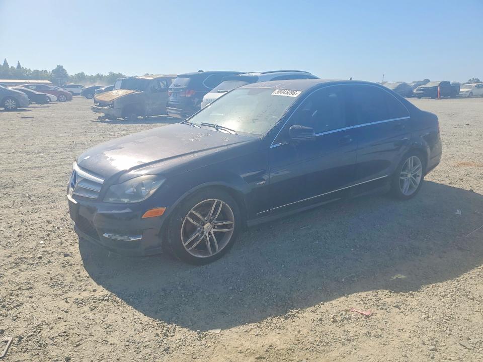 2012 Mercedes-benz VIN WDDGF4HB2CA615826 COPART salvage auction — MECHANICAL, Ca - Dis/Dlr/Exp Only Clean Title, sold $550 on 2026-07-02 (photo 1)
