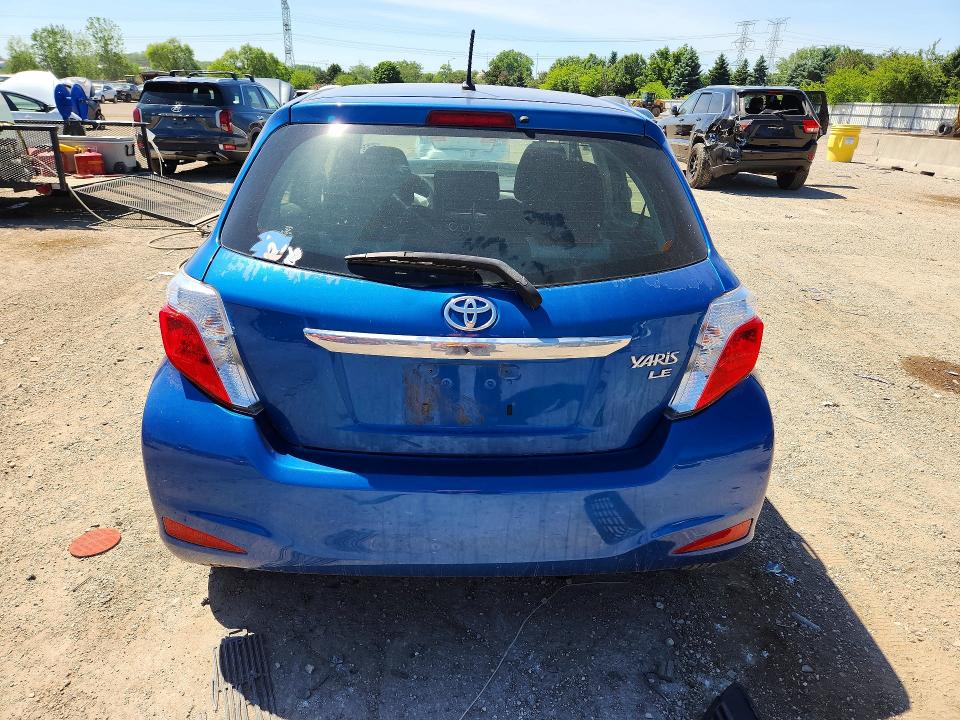 2014 Toyota VIN JTDKTUD3XED591997 COPART salvage auction — FRONT END, Il - Salvage Certificate, sold $1,200 on 2026-07-16 (photo 6)