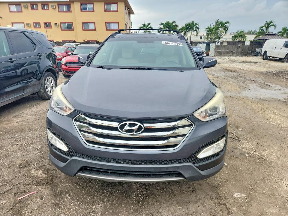 2015 Hyundai Santa fe VIN 5XYZU3LB6FG247469 COPART salvage auction — MINOR DENT/SCRATCHES, Fl - Certificate Of Title, sold $2,550 on 2026-07-10 (photo 5)