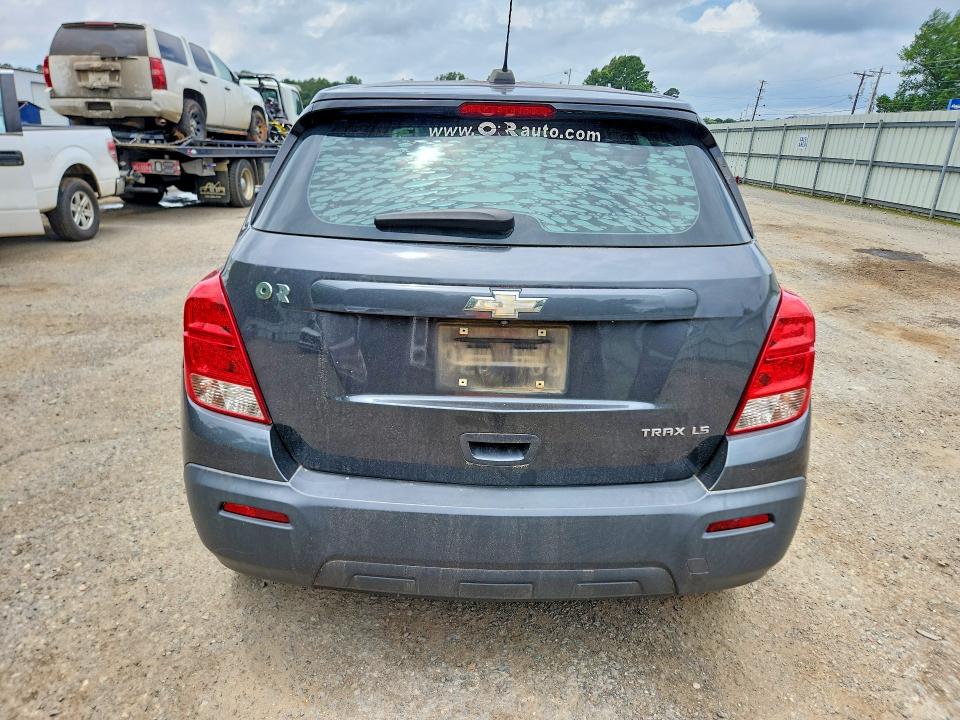 2016 Chevrolet Trax VIN 3GNCJKSB8GL275768 COPART salvage auction — HAIL, Ar - Cert Of Title-Salvage, sold $2,050 on 2026-07-09 (photo 6)