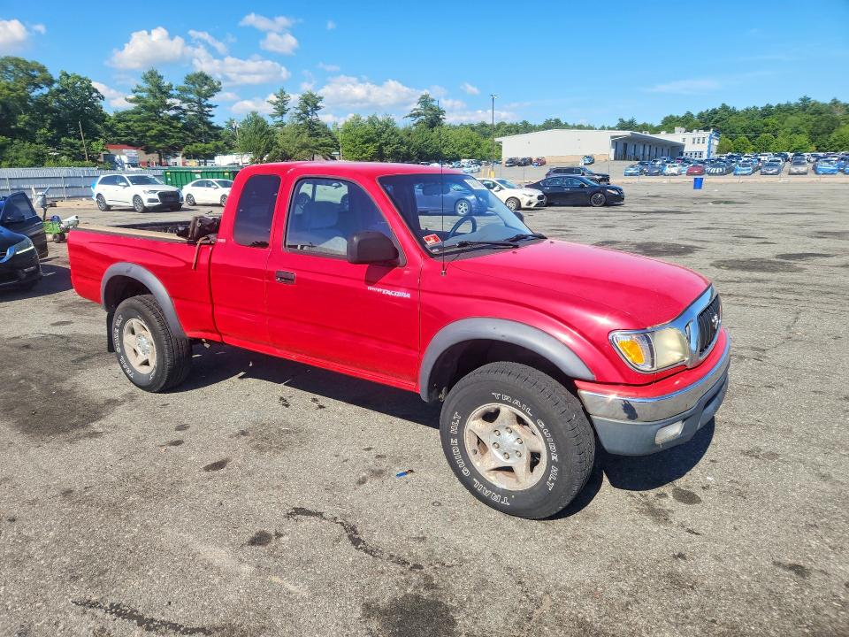2003 Toyota Tacoma VIN 5TEWN72N83Z158751 COPART salvage auction — REAR END, RI - SALVAGE CERTIFICATE OF TITLE, sold $1,800 on 2026-07-28 (photo 4)
