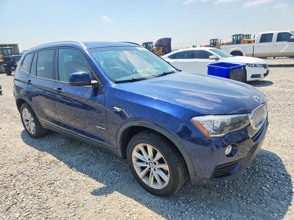 2015 BMW X3 VIN 5UXWX9C56F0D53340 COPART salvage auction — HAIL, Co - Certificate Of Title, sold $3,200 on 2026-07-14 (photo 4)